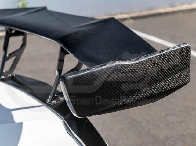 2014-2019 CHEVROLET CORVETTE C7 | ZR1 ZTK CONVERSION PACKAGE REAR SPOILER HIGH WING WITH WING RISER